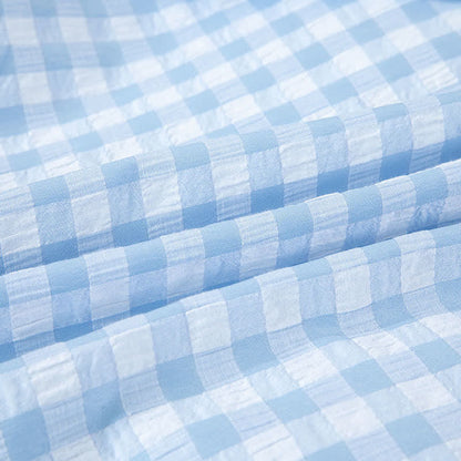 Classic Plaid Pure Cotton Nightgown