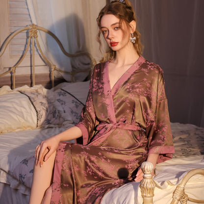 Botanical Branch 3/4 Sleeve Robe