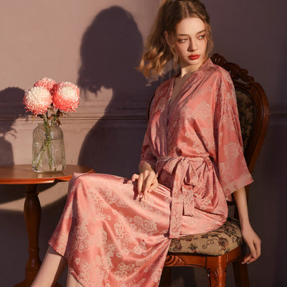 Romantic Rose 3/4 Sleeve Kimono Robe