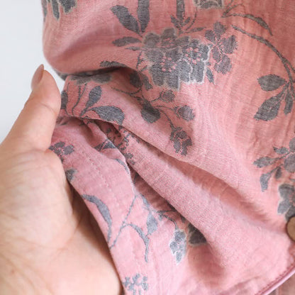 Branch & Floral Pure Cotton Pajama Set