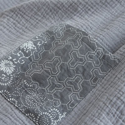 Ethnic Style Cotton Gauze Kimono Pajamas