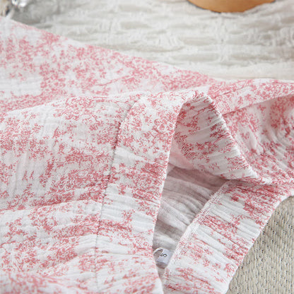 Abstract Art Style Cotton Pajama Set