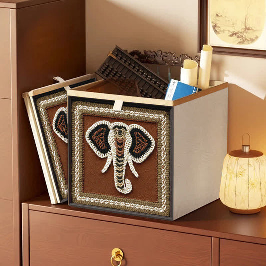 Vintage Floral & Animal Foldable Decorative Storage Bag