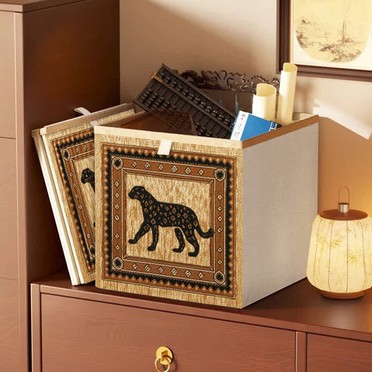 Vintage Animal Foldable Decorative Storage Bag