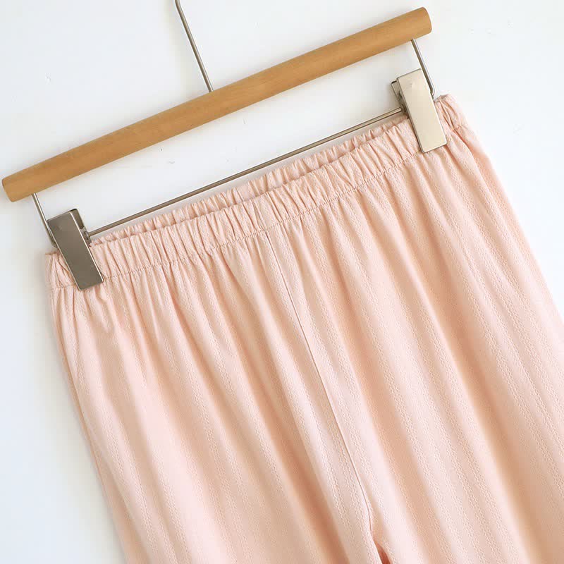 Cotton Jacquard Camisole Pajama Set