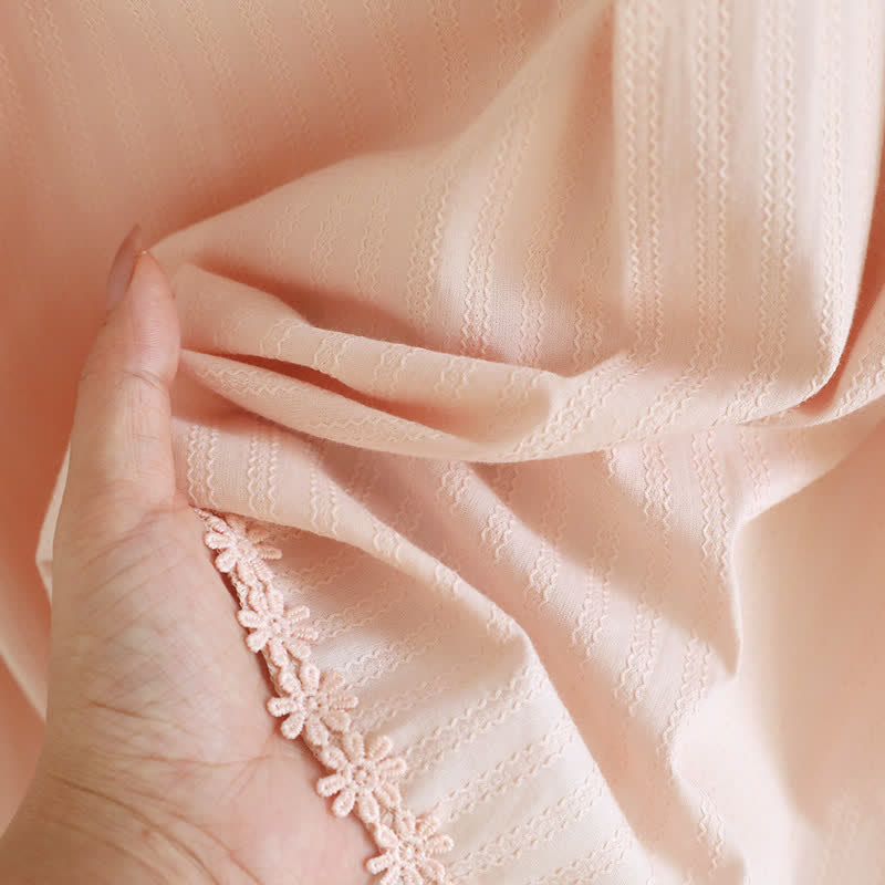 Cotton Jacquard Camisole Pajama Set