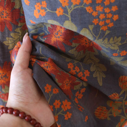 Vintage-Inspired Floral Cotton Gauze Pajamas