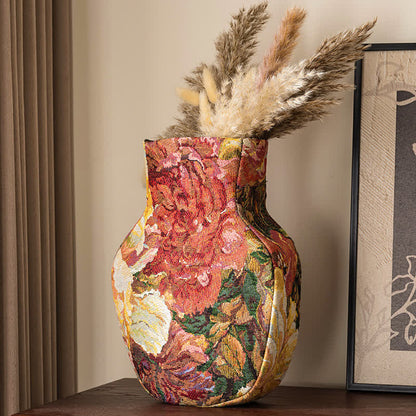 Garden Artistic Fabric Vase Tabletop Ornament