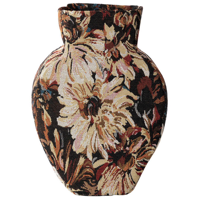 Handcrafted Soft-Texture Floral Decorative Vase