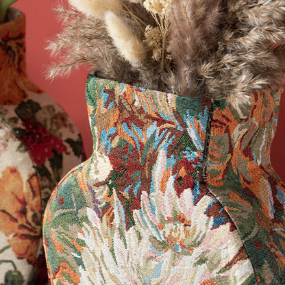 Handcrafted Soft-Texture Floral Decorative Vase