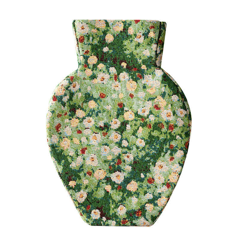 Vintage Creative Floral Fabric Wrapped Vase