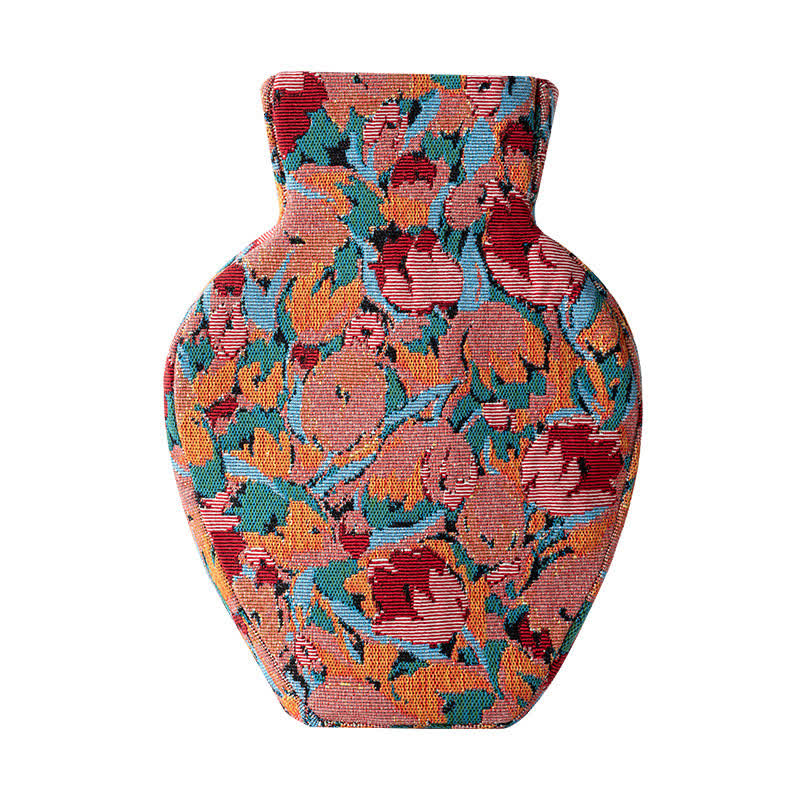 Vintage Creative Floral Fabric Wrapped Vase