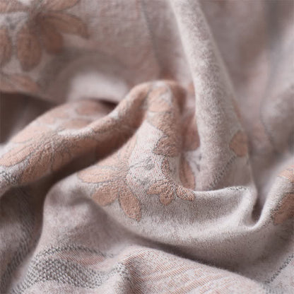 Elegant Floral Cotton Double Gauze Bedding(4PCS)