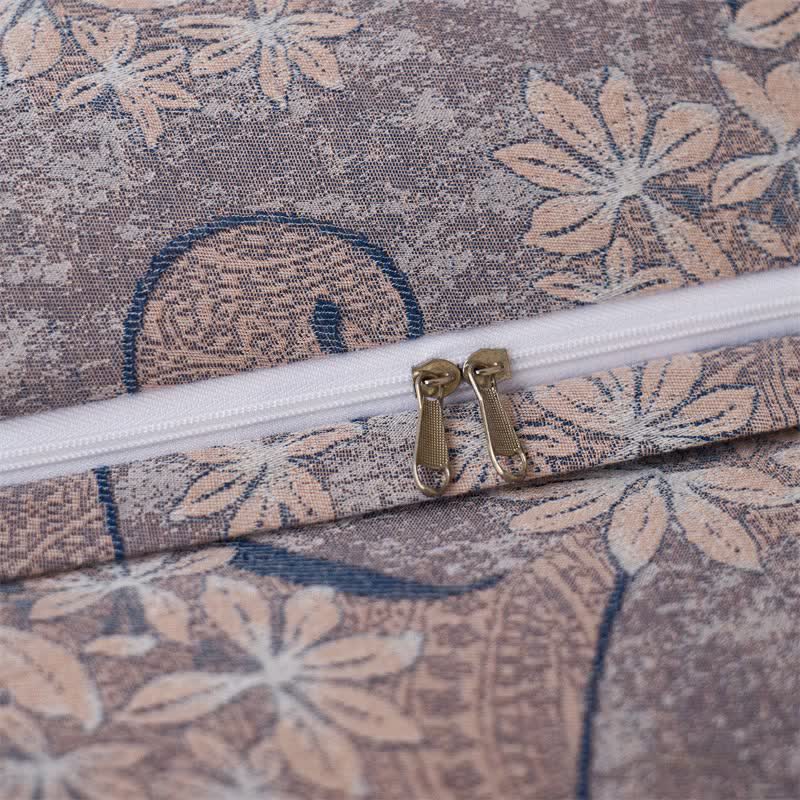 Elegant Floral Cotton Double Gauze Bedding(4PCS)