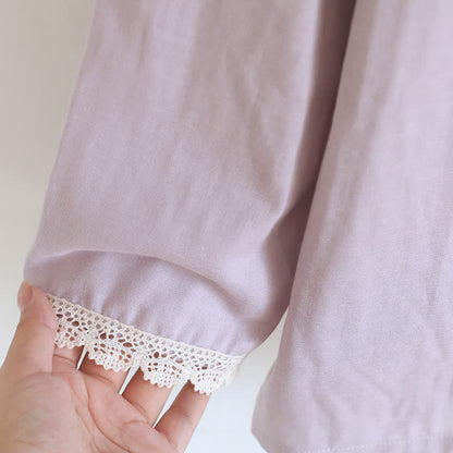 Pony Embroidery Camisole Nightdress & Cover-up Set