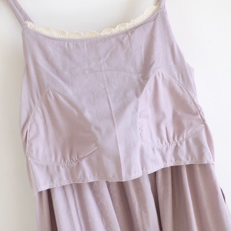 Pony Embroidery Camisole Nightdress & Cover-up Set