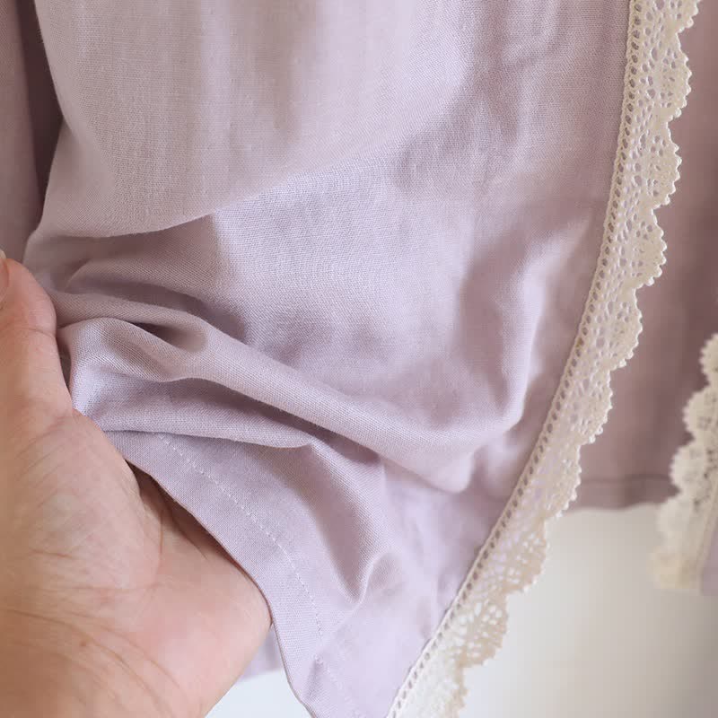 Pony Embroidery Camisole Nightdress & Cover-up Set