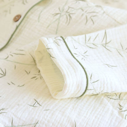 Bamboo Leaf Cotton Double Gauze Pajamas