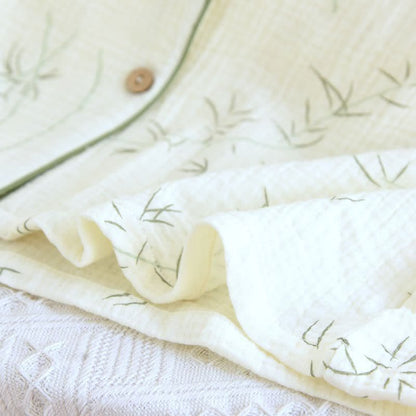 Bamboo Leaf Cotton Double Gauze Pajamas