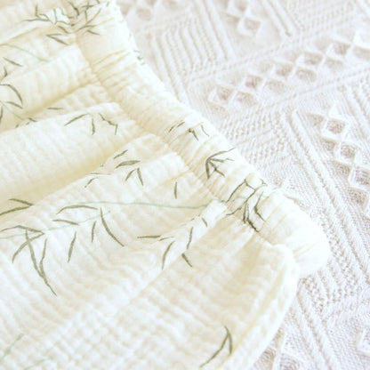 Bamboo Leaf Cotton Double Gauze Pajamas
