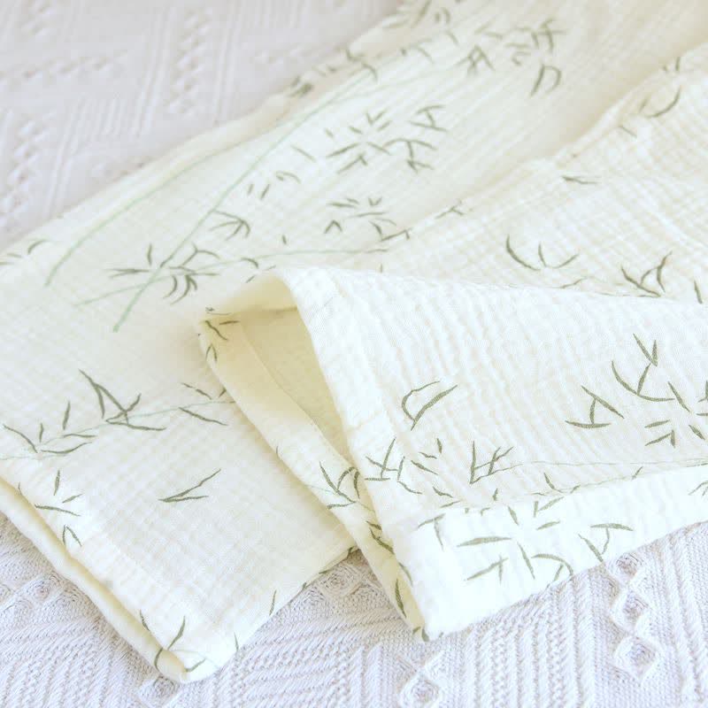 Bamboo Leaf Cotton Double Gauze Pajamas