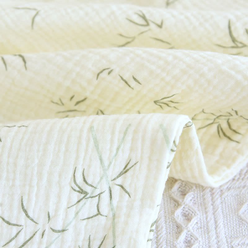 Bamboo Leaf Cotton Double Gauze Pajamas