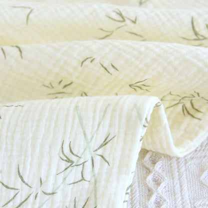 Bamboo Leaf Cotton Double Gauze Pajamas
