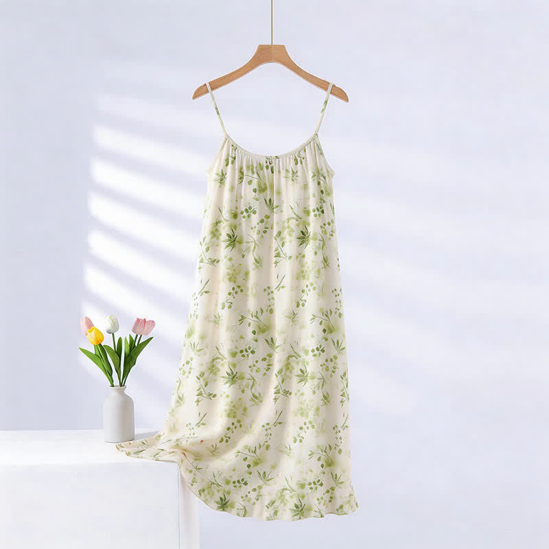 Refresh Style Leaf Camisole Nightgown