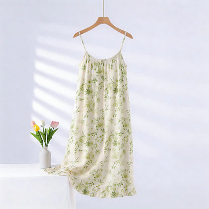 Refresh Style Leaf Camisole Nightgown