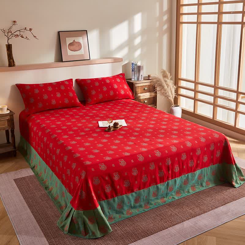 Cotton Gauze Lucky Bag Jacquard Quilt