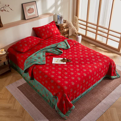 Cotton Gauze Lucky Bag Jacquard Quilt