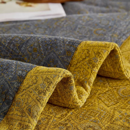 Cotton Gauze Subtle Pattern Jacquard Quilt
