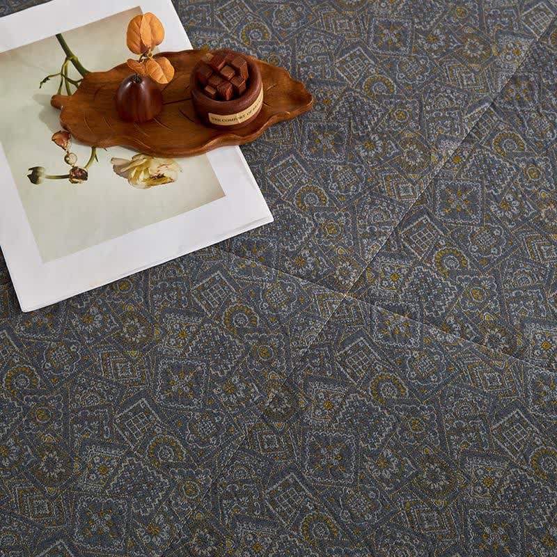 Cotton Gauze Subtle Pattern Jacquard Quilt