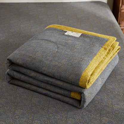 Cotton Gauze Subtle Pattern Jacquard Quilt