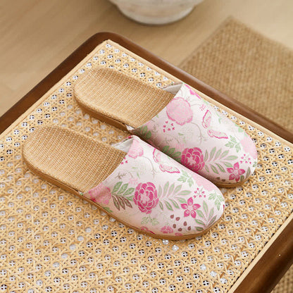 Refresh Floral Closed-Toe House Shoes