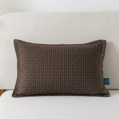 Vintage Bohemia Button Pure Cotton Pillowcases (2PCS)