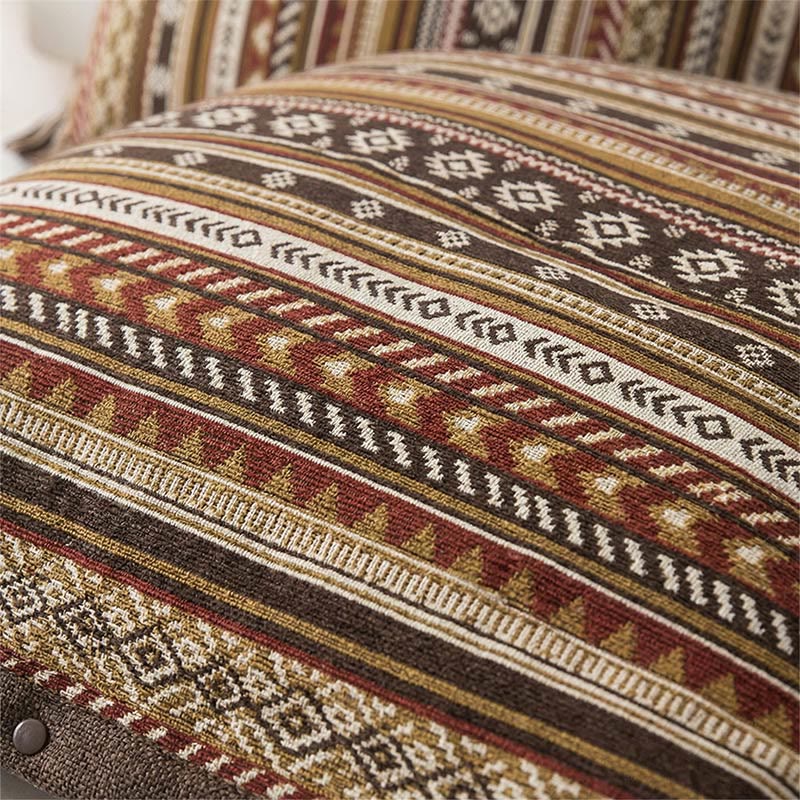 Bohemia Button Pure Cotton Pillowcases (2PCS)