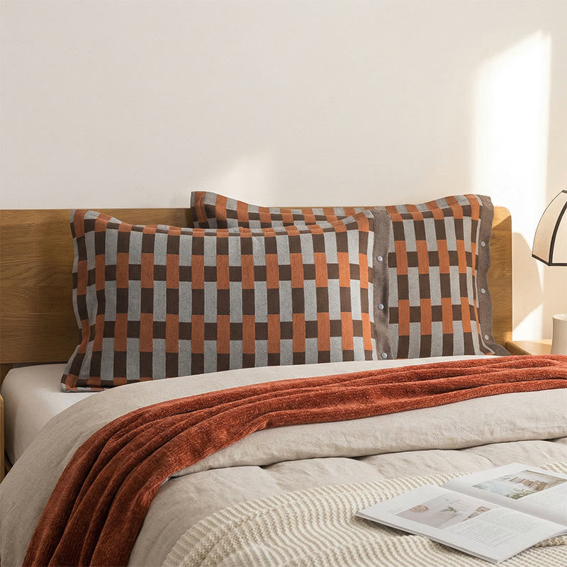 Mixed Stripe Pure Cotton Pillowcases (2PCS)