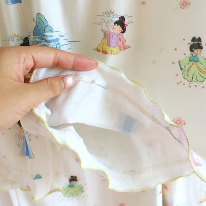 Vintage Oriental Princess Inspired Cotton Pajamas(3PCS)