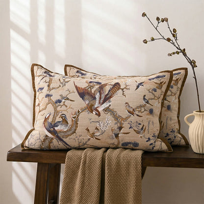 Birds of Paradise Jacquard Pillowcases (2PCS)