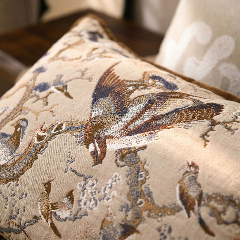 Birds of Paradise Jacquard Pillowcases (2PCS)