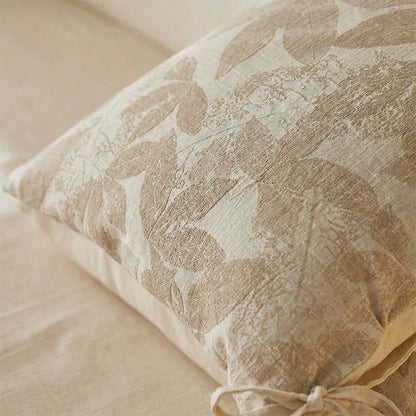 Botanical Leaf Jacquard Pillowcases (2PCS)