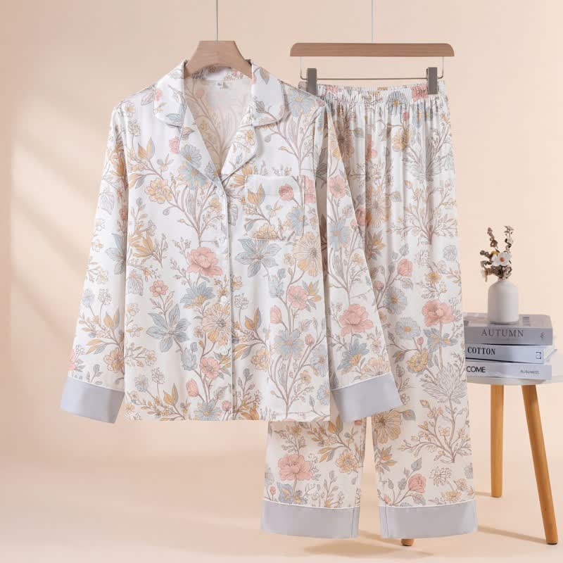 Fresh Bloom Floral Pajama Set