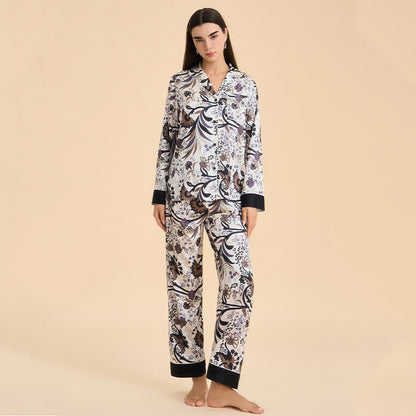 Vintage Vine & Floral Pajama Set