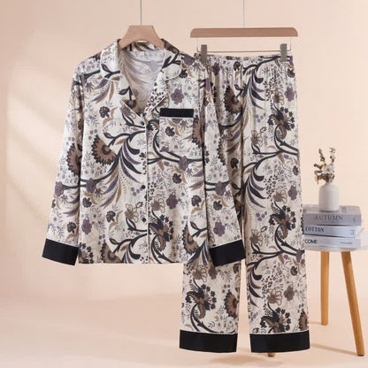 Vintage Vine & Floral Pajama Set