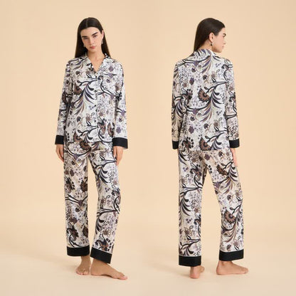 Vintage Vine & Floral Pajama Set