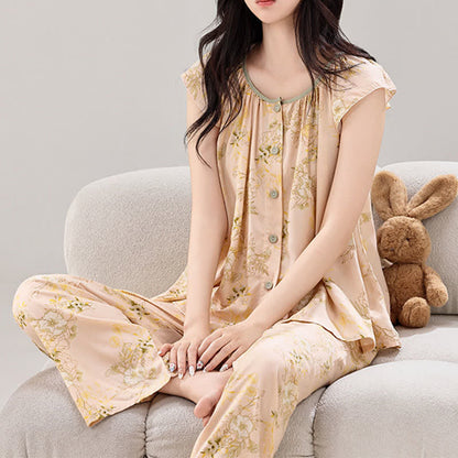 Refresh Pastel Floral Loungewear Set