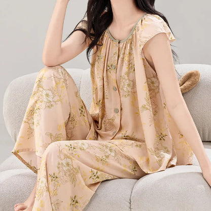 Refresh Pastel Floral Loungewear Set