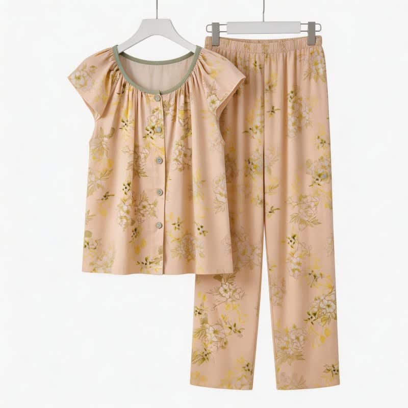 Refresh Pastel Floral Loungewear Set
