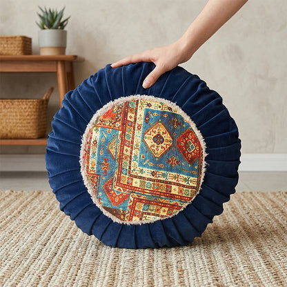 Vintage Wrinkle Fabric Throw Pillow